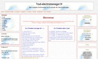 Site complet d'information sur le monde de l'electroménager